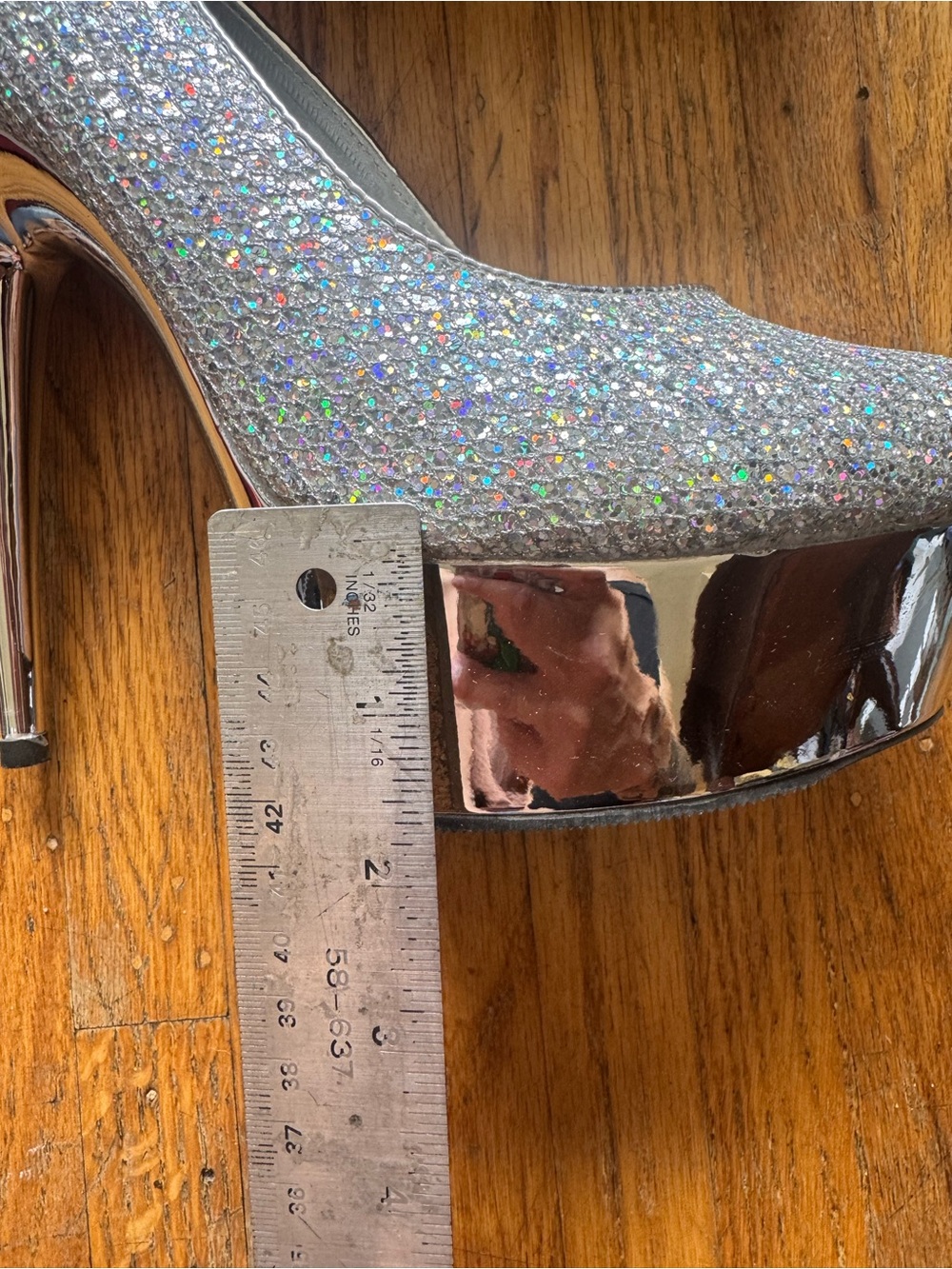 RHINESTONE PLEASER PLATFORMS - Picture 2 of 6
